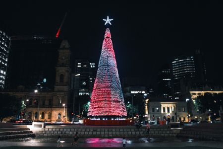 View Giant Christmas Tree, Victoria Square